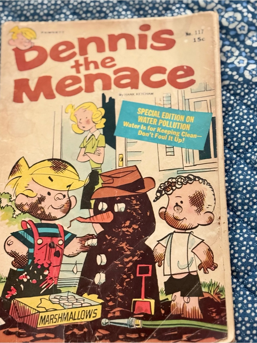 Dennis the Menace Vintage Comic Book - Cream Cover